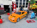Jada 映画 ワイルドスピード ダイキャストミニカー 1/32スケール (ブライアン トヨタ スープラ オレンジ) アメリカン雑貨 アメリカ雑貨 映画グッズ ...