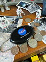 NASA オフィシャル ラバーコインケース (ミートボールロゴ/ブラック) アメリカン雑貨 アメリカ雑貨 グッズ 財布 サイフ 小銭入れ コインポーチ