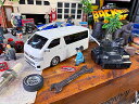 トヨタ ハイエース RCカー フルアクション ライト付き (ホワイト) トヨタ自動車公式ライセンス商品 ラジコン アメリカン雑貨 アメリカ雑貨 グッズ