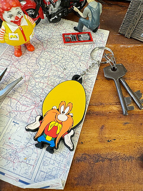 ヨセミテ・サム ラバーキーホルダー ルーニーテューンズ アメリカン雑貨 アメリカ雑貨 グッズ