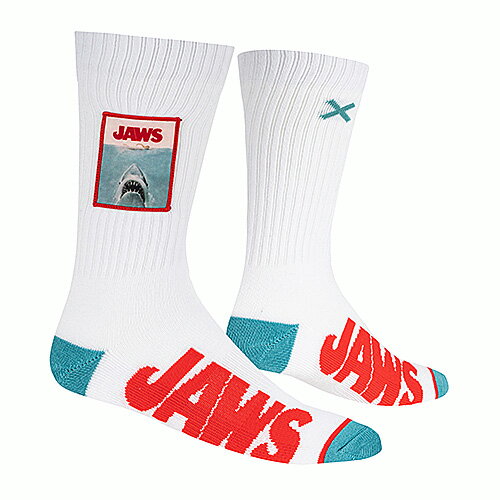 楽天アメリカ雑貨通販キャンディタワーODD　SOX　映画　ジョーズ　ソックス　（JAWS PATCH）　靴下　8-12（26～30cm）　オッドソックス