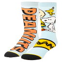ODD SOX ピーナッツ スヌーピー ソックス (PEANUTS SPLIT) 靴下 8-12(26~30cm) オッドソックス アメリカン雑貨 アメリカ雑貨 グッズ