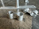 ダルトン ガレージフェンス専用 取り付け金具 単品 1個 ※フェンスは別売 アメリカン雑貨 アメリカ雑貨 グッズ