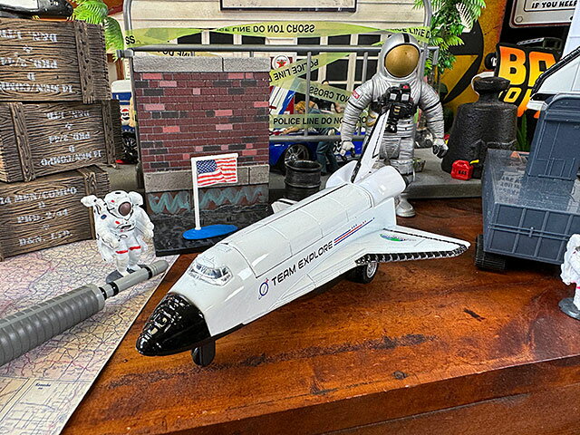 NASA スペースシャトル ダイキャスト プルバックカー アメリカン雑貨 アメリカ雑貨 宇宙 グッズ こども 子供 子ども おもちゃ 誕生日 プレゼント