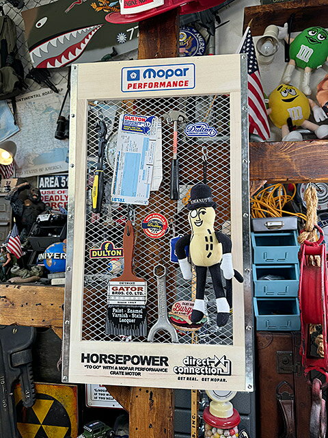 DIYディスプレイボード　（モパー）　アメリカン雑貨　アメリカ雑貨　グッズ　おしゃれ かっこいい　ガレージ雑貨　ガレージング雑貨　ショップインテリア