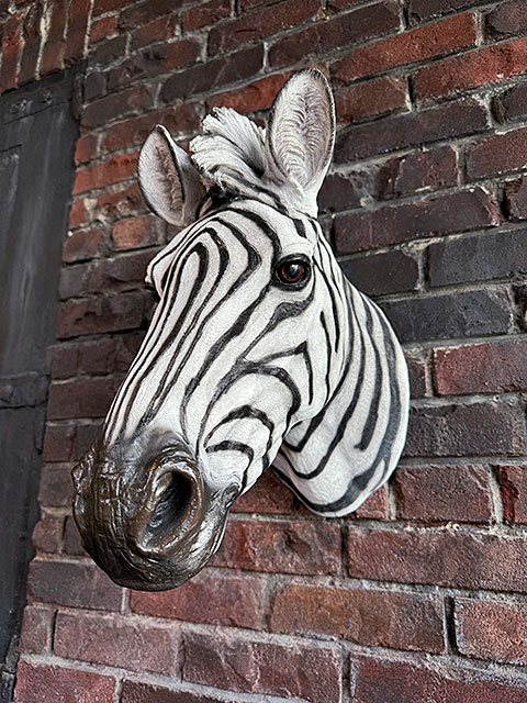 ゼブラ ヘッドオブジェ シマウマ アメリカン雑貨 アメリカ雑貨 グッズ おしゃれ ショップインテリア