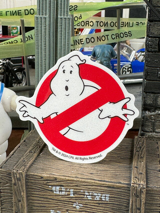 映画　ゴーストバスターズ　オフィシャル　ステッカー　（ノーゴーストロゴ/グリッター）　アメリカン雑貨　アメリカ雑貨　映画グッズ　おしゃれ　ショップインテリア　シール　デカール