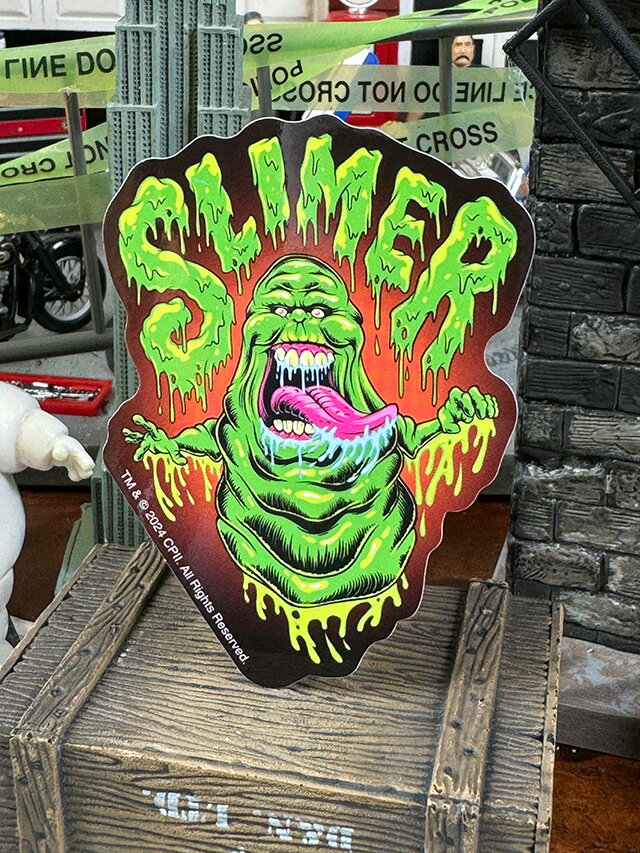 映画　ゴーストバスターズ　オフィシャル　ステッカー　（スライマー）　アメリカン雑貨　アメリカ雑貨　映画グッズ　おしゃれ　ショップインテリア　シール　デカール