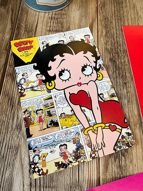 ベティ・ブープ　オフィシャル　ポストカード　（5枚セット）　アメリカン雑貨　アメリカ雑貨　ベティグッズ　アメキャラ　おしゃれ　ショップインテリア 3