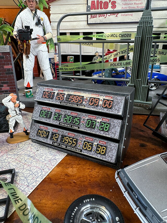 映画 バック・トゥ・ザ・フューチャー デロリアン タイムサーキット スケールプロップレプリカ アメリカン雑貨 アメリカ雑貨 バックトゥザフューチャー 映画 グッズ インテリア おしゃれ BTTF