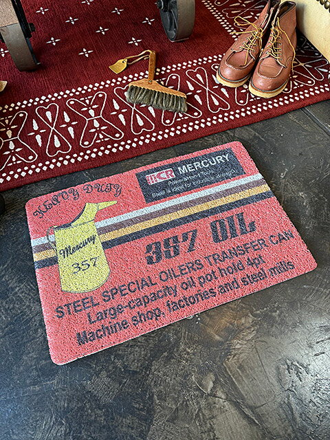 マーキュリー PVCガレージマット 60cm （357 OIL） アメリカン雑貨 アメリカ雑貨 グッズ おしゃれ かっこいい ガレージ雑貨 ガレージング雑貨 ショップインテリア