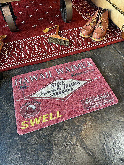 マーキュリー PVCガレージマット 60cm （HAWAII WAIMEA） アメリカン雑貨 アメリカ雑貨 ハワイアン雑貨 ハワイ雑貨 ハワイグッズ ハワイアングッズ おしゃれ ショップインテリア