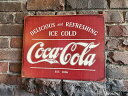 コカ・コーラ Est 1886 ブリキ看板 アメリカン雑貨 アメリカ雑貨 コカコーラグッズ おしゃれ ショップインテリア