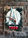 マーベル ソー レトロコミック ブリキ看板 (A) アメリカン雑貨 アメリカ雑貨 映画グッズ おしゃれ MARVEL マーヴェル アベンジャーズ