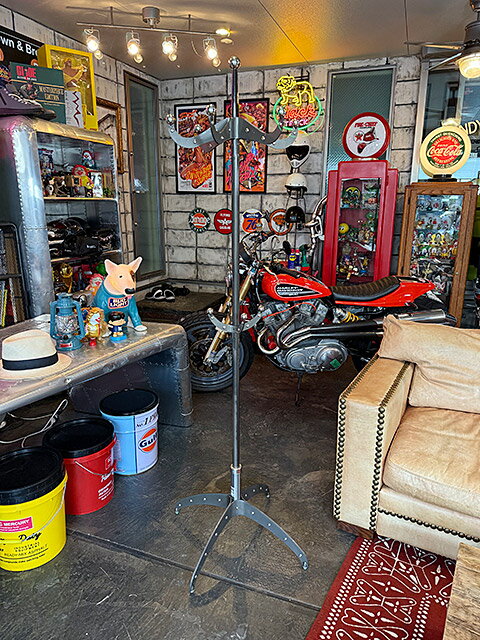 ダルトン コートハンガー スプリングボック （RAW/ロウ/サビ塗装） アメリカン雑貨 アメリカ雑貨 グッズ おしゃれ かっこいい ガレージ雑貨 ガレージング雑貨 ショップインテリア