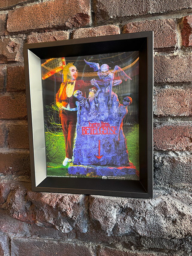 ビートルジュース 3Dレンチキュラー オフィシャル フレームアート 公式グッズ アメリカン雑貨 アメリカ雑貨 映画グッズ おしゃれ ショップインテリア