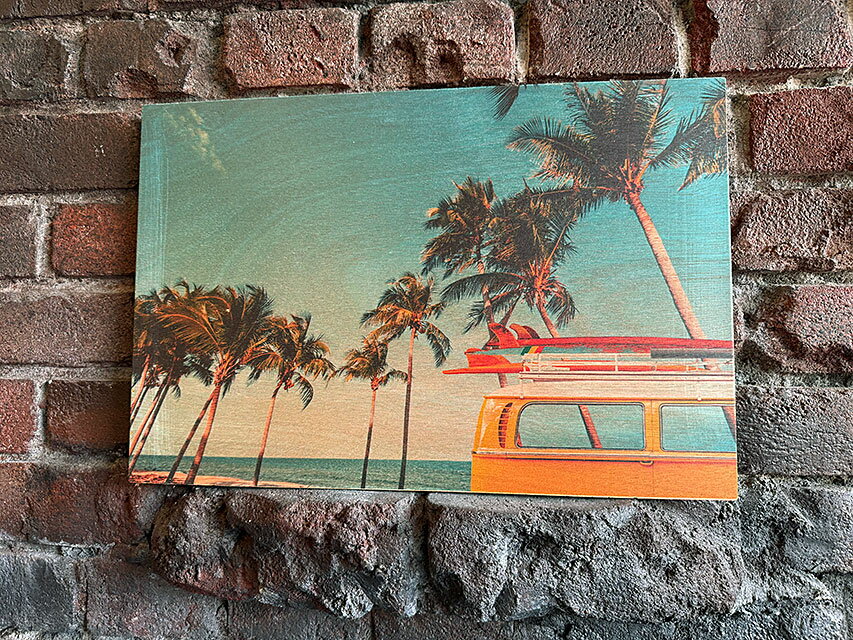 パームツリー ヴィンテージテイスト ウッドボード ハワイアン アメリカン雑貨 アメリカ雑貨 ハワイアン雑貨 ハワイ雑貨 ハワイグッズ ハワイアングッズ おしゃれ ショップインテリア