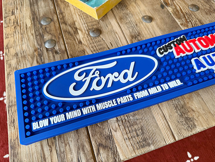 フォード　バーマット　ツールマット　アメリカン雑貨　アメリカ雑貨　グッズ　おしゃれ かっこいい　ガレージ雑貨　ガレージング雑貨　ショップインテリア　自宅バー　バーグッズ candytower-10057062 アメリカ雑貨通販キャンディタワー サンプル画像2