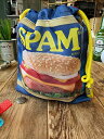 SPAM スパム オフィシャル 巾着袋 キンチャク アメリカン雑貨 アメリカ雑貨 ジョークグッズ ジョーク雑貨 おもしろ プレゼント ギフト おしゃれ ショップインテリア