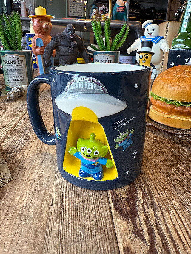 映画 トイストーリー エイリアン UFO マグカップ 280ml アメリカン雑貨 アメリカ雑貨 キッチングッズ キッチン雑貨 キッチン用品 おしゃれ ショップインテリア 映画グッズ