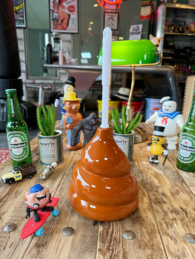 うんち トイレブラシ アメリカン雑貨 アメリカ雑貨 グッズ おしゃれ ショップインテリア 生活雑貨 掃除道具 お掃除グッズ ジョークグッズ ジョーク雑貨 プレゼント ギフト