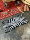 金持ち猛獣ジュータンのココマット (シマウマ) コイヤーマット 玄関マット ゼブラ アメリカン雑貨 アメリカ雑貨 グッズ おしゃれ ノスタルジック ヴィンテージ...