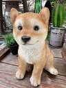 柴犬 レジン製スタチュー ドッグオーナメント オブジェ 豆柴 シバ アメリカン雑貨 アメリカ雑貨 グッズ おしゃれ ショップインテリア かわいい ドッグセラピー