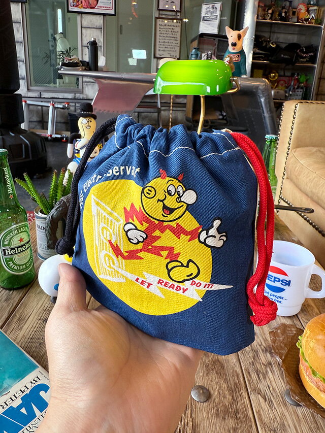 レディキロワット　巾着袋　キンチャク袋　アメリカン雑貨　アメリカ雑貨　キャラクターグッズ　キャラ..