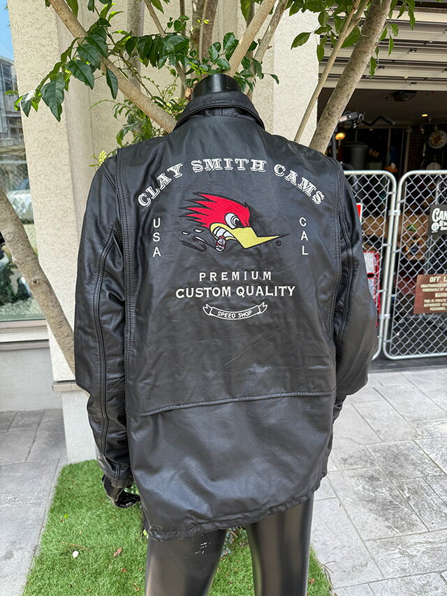 クレイスミス　レザーコーチジャケット　REALBLACK　（カラーロゴ）　アメリカン雑貨　アメリカ雑 ...