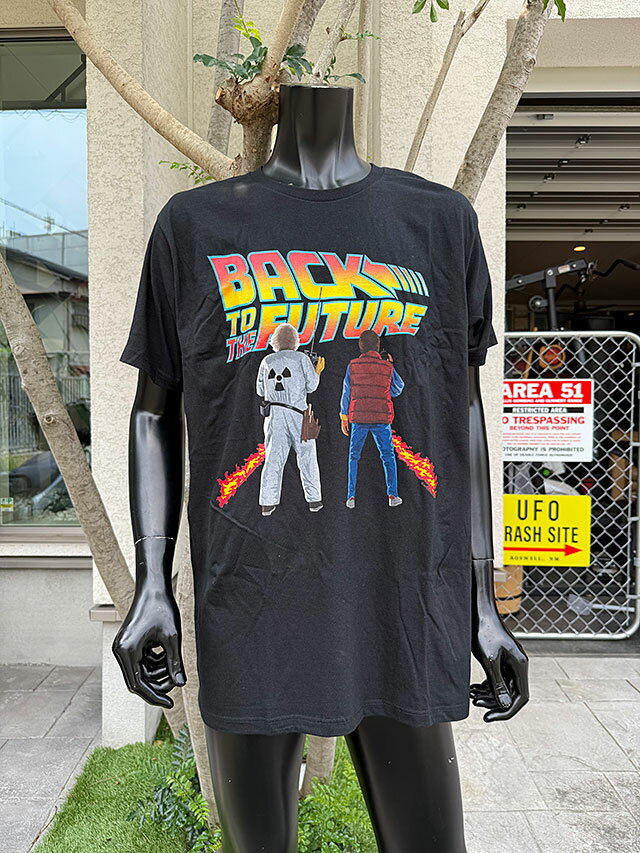 映画　バック・トゥ・ザ・フューチャー　オフィシャル　Tシャツ　（DOC AND MARTY）　公式グ ...