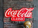 ド迫力!特大サイズ看板 91cm コカ・コーラ ビッグサイズ エンボスティンサイン ブリキ (クラシックロゴ) アメリカン雑貨 アメリカ雑貨 コカコーラグッズ おしゃれ ショップインテリア
