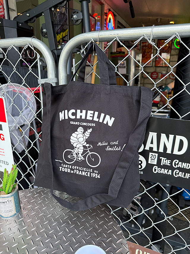 ミシュラン　2WAYトートバッグ　（サイクリスト/ブラック）　アメリカン雑貨　アメリカ雑貨　グッズ　..