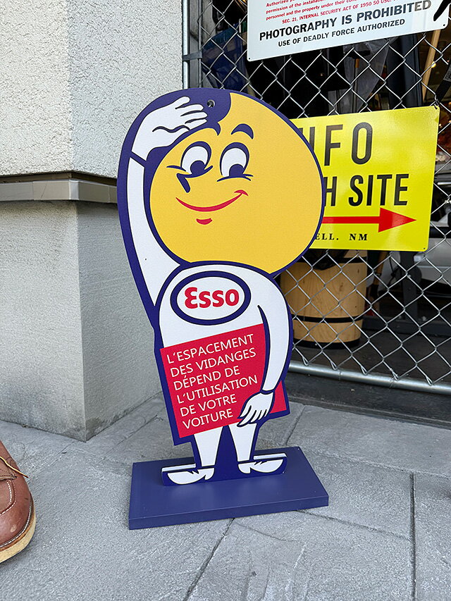 エッソボーイ　スタンドサイン　2WAY　ウッドサイン　木製看板　アメリカン雑貨　アメリカ雑貨　グッズ..