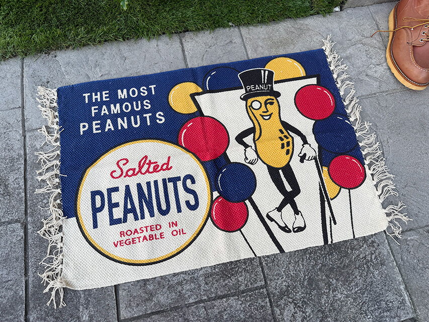 ピーナッツ コットンマット 70cm レギュラーサイズ アメリカン雑貨 アメリカ雑貨 生活雑貨 ラグ カーペット インテリアマット 玄関マット グッズ おしゃれ ショップインテリア カンパニーグッズ カンパニー雑貨 アメキャラ