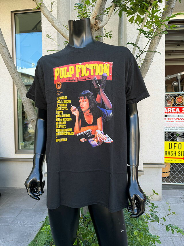 映画　パルプフィクション　オフィシャル　Tシャツ　（劇場版ポスター）　公式グッズ　アメリカン雑貨　アメリカ雑貨　グッズ　アメカジ　カジュアル　おしゃれ　かっこいい　半袖