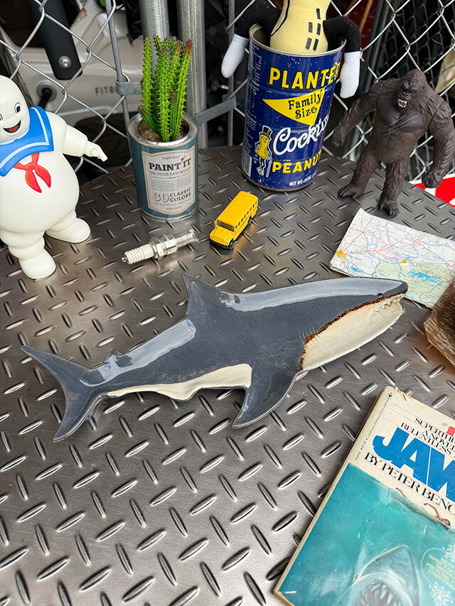 シャーク　プレート　サメのお皿　アメリカン雑貨　アメリカ雑貨　グッズ　おしゃれ　ショップインテリア　 ...