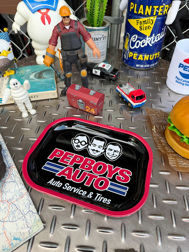 ペップボーイズ ミニ ティントレイ アメリカン雑貨 アメリカ雑貨 グッズ おしゃれ かっこいい ガレージ雑貨 ガレージング雑貨 ショップインテリア