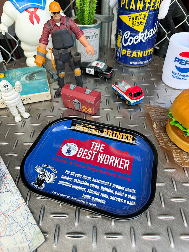 ベストワーカー ミニ ティントレイ アメリカン雑貨 アメリカ雑貨 グッズ おしゃれ かっこいい ガレージ雑貨 ガレージング雑貨 ショップインテリア