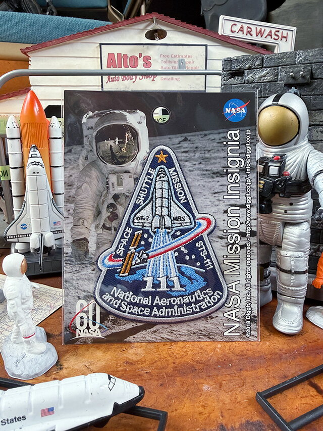 NASA　オフィシャル　ワッペン　（スペースシャトル/STS-111）　アメリカン雑貨　アメリカ雑貨　宇宙グッズ　宇宙雑貨　アメカジ　カジュアル　おしゃれ　かっこいい　アイロンワッペン　アイロンパッチ