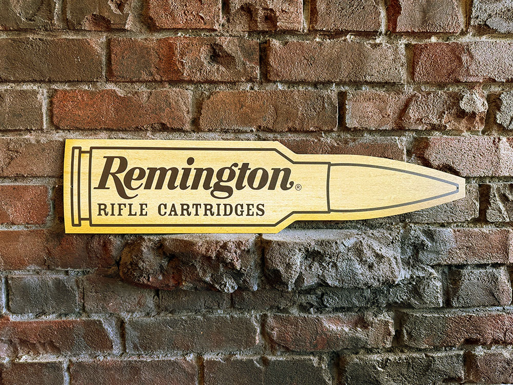 レミントン ライフル弾型 メタルサイン MADE IN U.S.A. アメリカン雑貨 アメリカ雑貨 ミリタリーグッズ ミリタリー雑貨 サバイバルゲーム サバゲー おしゃれ かっこいい ガレージ雑貨 ガレージング雑貨 ショップインテリア