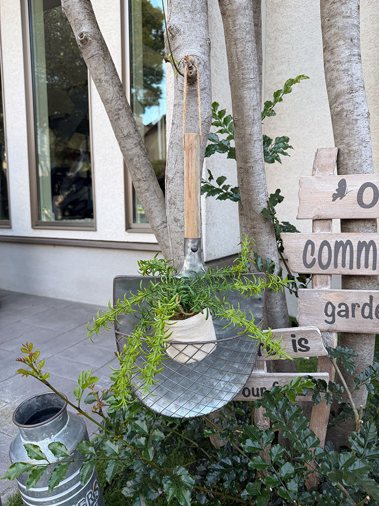 ペレット スコップ型 ウォールプランター （Sサイズ） アメリカン雑貨 アメリカ雑貨 アンティーク風 ヴィンテージ風 ビンテージ風 レトロ ノスタルジック グッズ おしゃれ ショップインテリア ガーデニンググッズ ガーデニング雑貨 置物 オブジェ 演出 庭