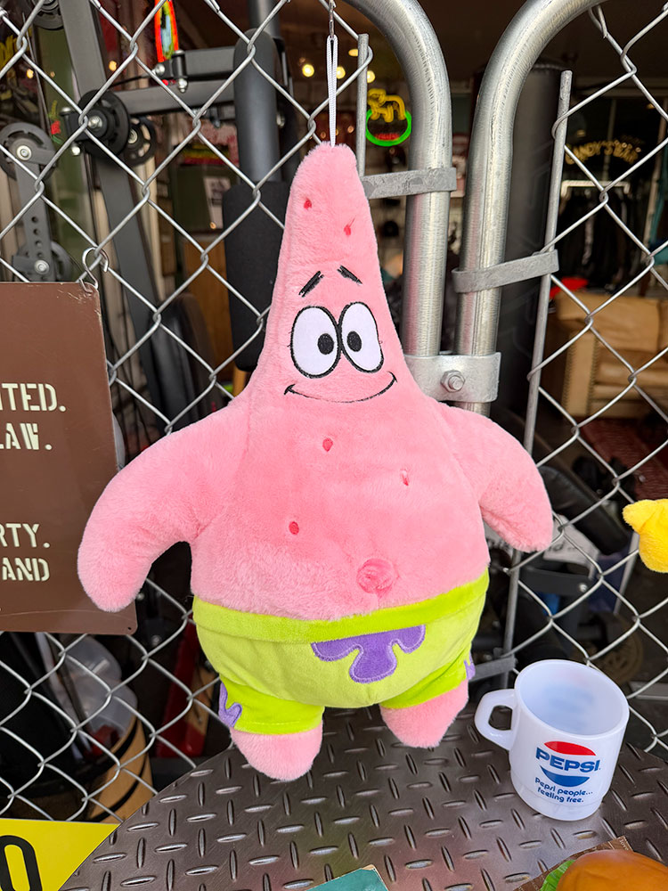 アニメ　スポンジボブ　パトリック　ぬいぐるみ　Lサイズ　アメリカン雑貨　アメリカ雑貨　キャラクターグッズ　キャラグッズ　アメキャラ　おしゃれ　ショップインテリア