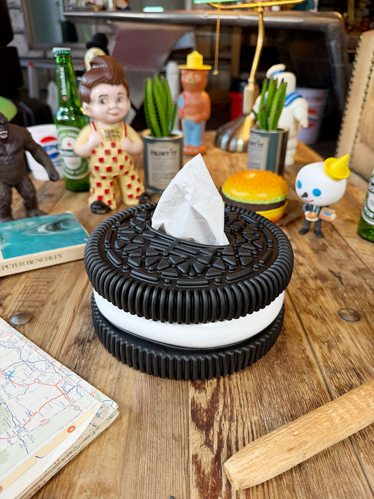 チョコクッキー　ティッシュケース　※ハーフサイズティッシュ用　アメリカン雑貨　アメリカ雑貨　グッ..