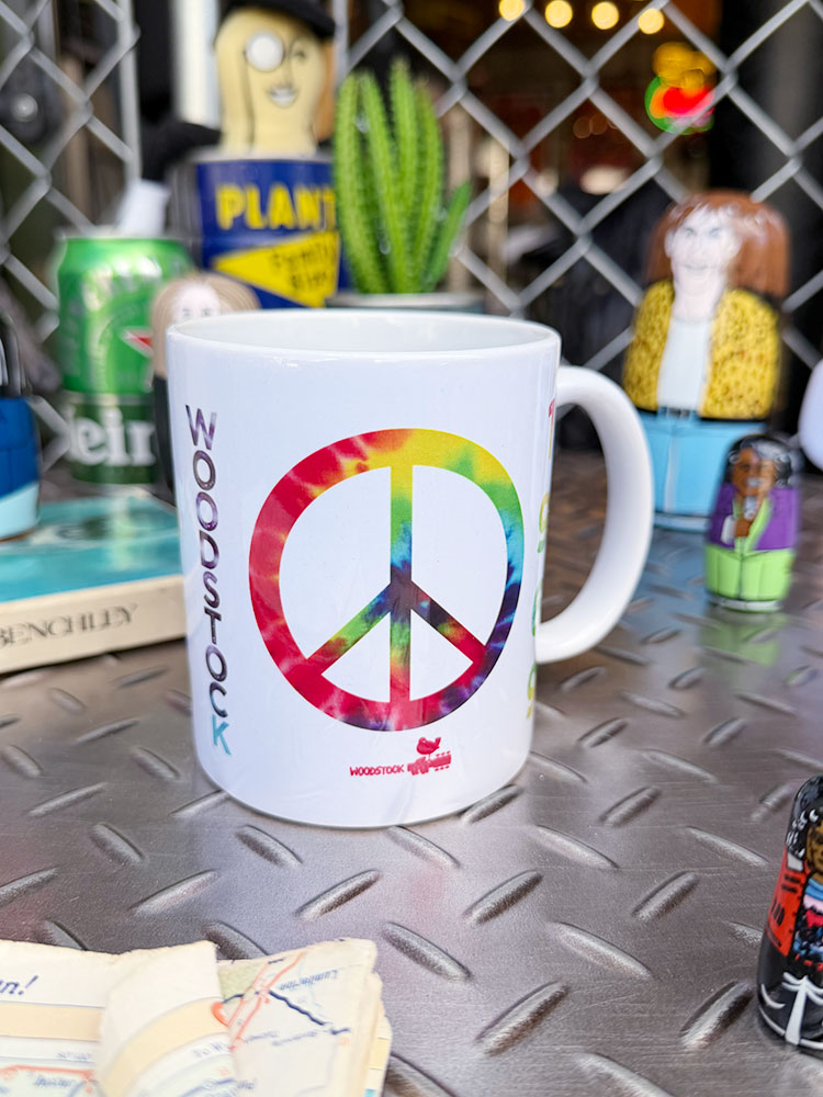 ウッドストック　オフィシャル　マグカップ　315ml　（PEACE）　公式グッズ　アメリカン雑貨　ア ...