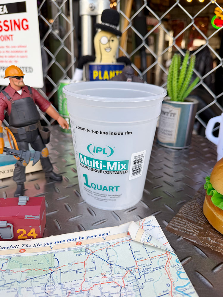 アメリカのペンキバケツ　Multi-Mix　Sサイズ　（1クォート/946ml）　MADE IN U ...