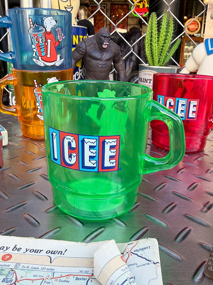 ICEE アイシー スタッキングマグ （グリーン） 単品 アメリカン雑貨 アメリカ雑貨 カンパニーグッズ アメリカンカンパニー 企業グッズ アメキャラ おしゃれ キッチングッズ キッチン雑貨 キッチン用品 コップ カップ マグカップ プラカップ