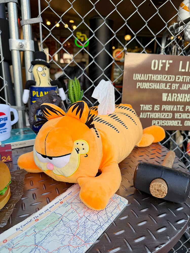 ガーフィールド　ぬいぐるみ　ティッシュカバー　アメリカン雑貨　アメリカ雑貨　キャラクターグッズ　キャ ...