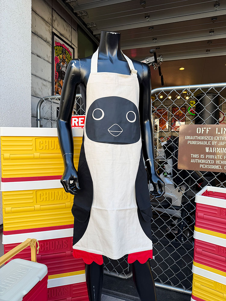 CHUMS チャムス オフィシャル ブービー エプロン アメリカン雑貨 アメリカ雑貨 おしゃれキャンプ おしゃれキャンパー アウトドアグッズ BBQ バーベキュー グランピング 無骨 かっこいい ショップインテリア