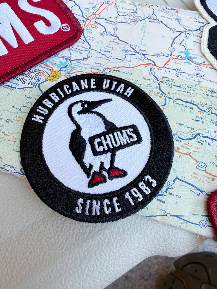 CHUMS　チャムス　ラウンド　ブービーロゴ　オフィシャル　ワッペン　単品　アメリカン雑貨　アメリカ ...