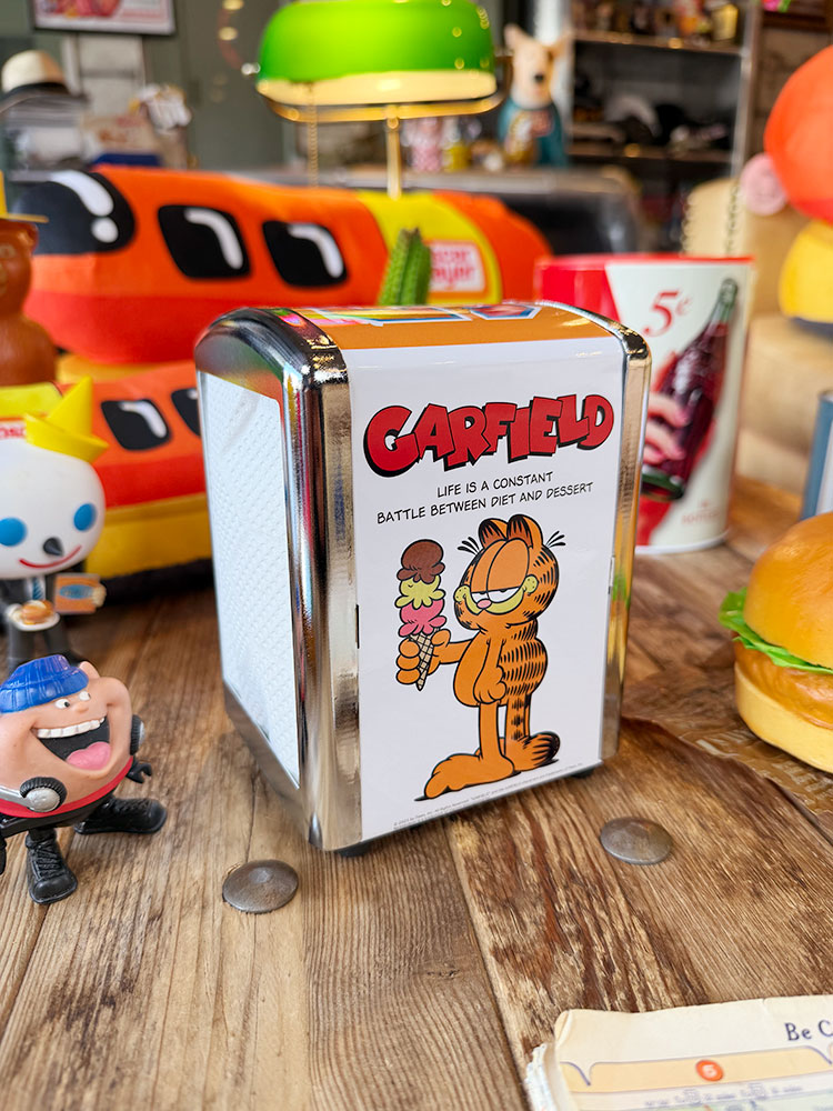 ガーフィールド　ナプキンディスペンサー　アメリカン雑貨　アメリカ雑貨　アメリカンダイナー　ダイナ..